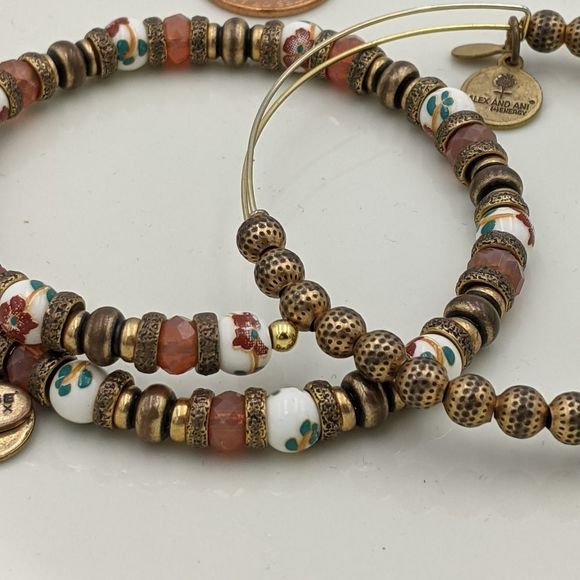 Alex and Ani Rafaleian Gold Romance Wrap Set - Picture 7 of 9